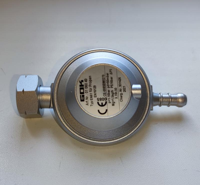 GOK Regulátor tlaku plynu 1,5 kg/h, 50 mbar